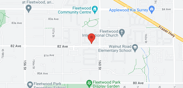 map of 55 15959 82 AVENUE
